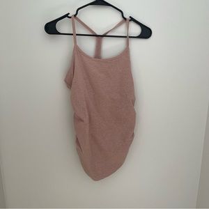 Beyond Yoga Beyond The Bump Maternity Tank Top Pink Quartz Tinted Rose